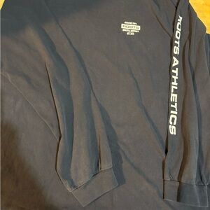 Roots Men's Dark Gray Long Sleeve Tee